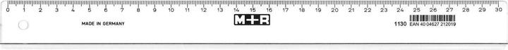 M+r Büro- und Schullineal (40 cm)