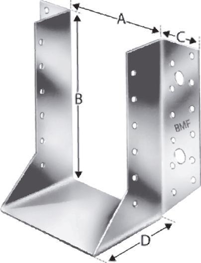 Produktbild Simpson Strong-Tie SST Balkenschuh aussen BSNN80/120 (Balkenschuh)