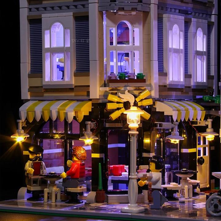 Produktbild BrickBling LED Licht Set für LEGO - Creator Expert - Stadtleben (10255) inkl. Fernbedienung