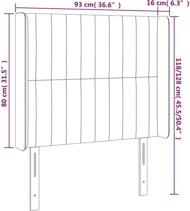Produktbild VidaXL Lilyana (93 x 16 x 128 cm)