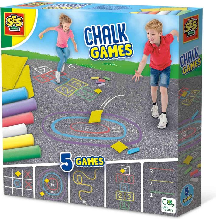 Actual product image Ses Street chalk (Multicoloured, 6 x)