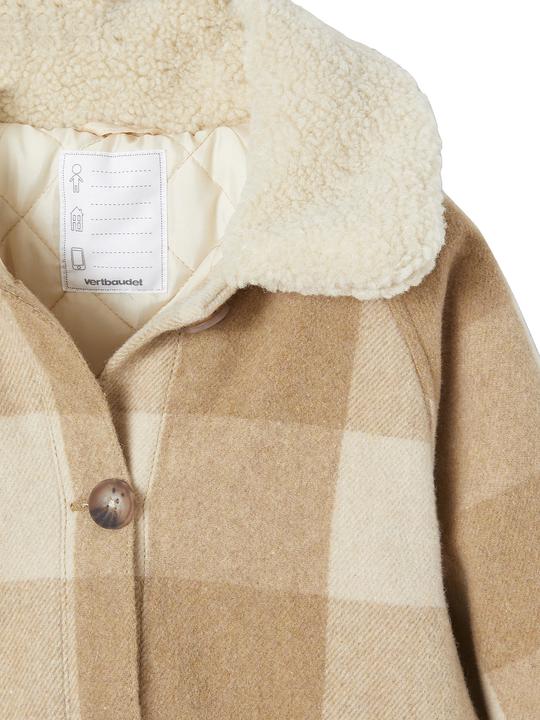 Vertbaudet Karierte Mädchen Jacke, Overshirt