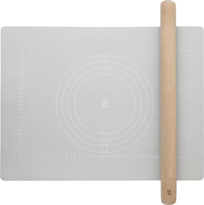 Produktbild Rig-Tig by Stelton RIGTIG BAKEIT Teigrolle und Backunterlage