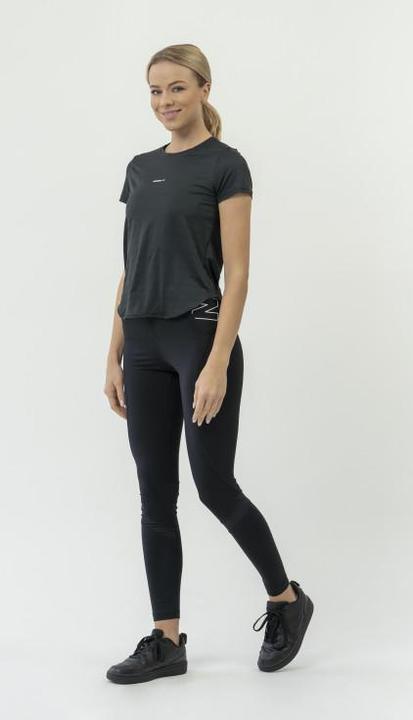 Actual product image Nebbia Fit Activewear T-Shirt "Airy" with Reflective Logo 438 black (S)