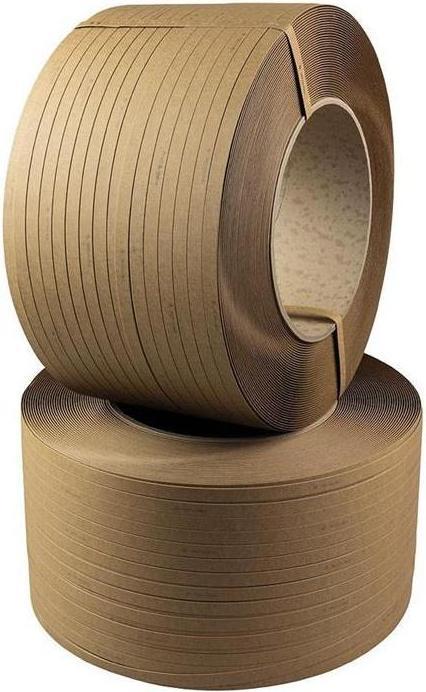 Produktbild Transpak Umreifungsband Breite 12mm Länge 2000m Stärke 0,6mm Kraftpapier (2 Stück)