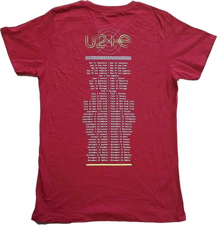 Produktbild Universal Textiles I+E 2015 Tour Dates TShirt (L)
