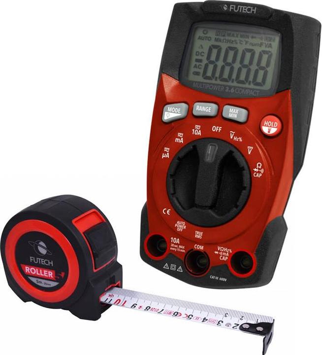 Actual product image Futech 400.36C Multipower 3.6 Kompakt-Multimeter (CAT III)
