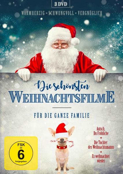 Produktbild Die schönsten Weihnachtsfilme für die ganze Familie (3 DVDs) (3D DVD, 2018, Deutsch, Englisch)