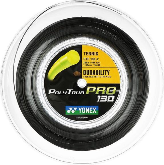 Yonex TPTP130-2gra Poly Tour Pro 130 Rolle 200m graphite, 1,30mm