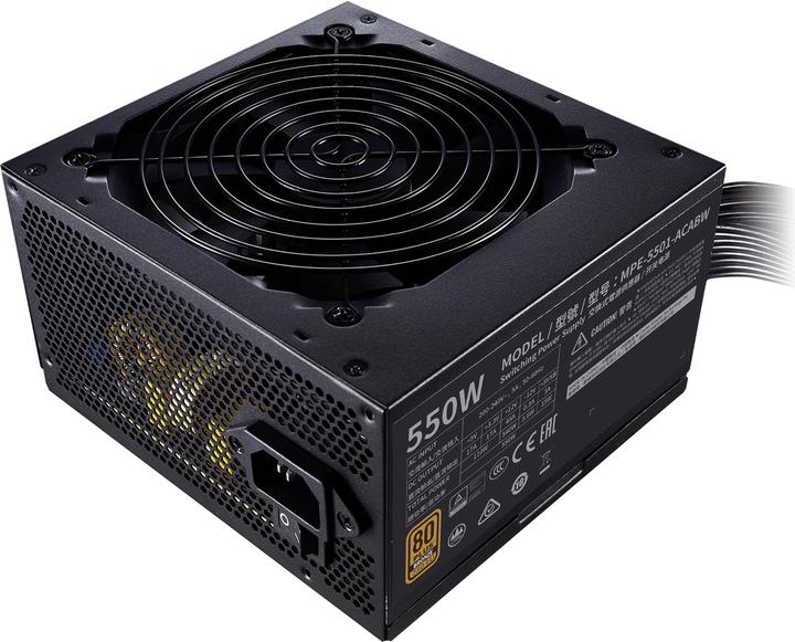 Image du produit Cooler Master MWE 550 Bronze 230V V2 - 550 W - 200 - 240 V - 50/60 Hz - 5 A - actif - 110 W (550 W)