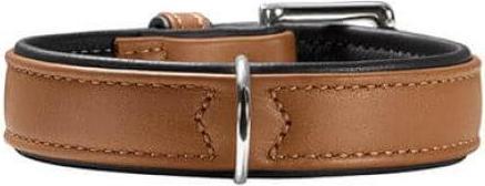 Hunter Halsband Canadian Elk, cognac/schwarz (40, Hund)