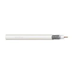Immagine prodotto Digitus Cavo di collegamento satelitarny antenowy RG6 75Ohm PVC miedź biały 100m (75 dB, Cavi antenna)