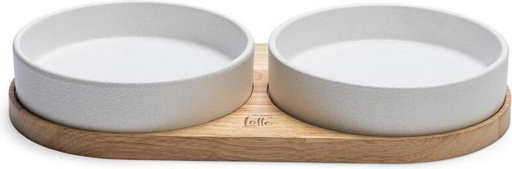 Actual product image Designed by Lotte Loijs double bowl (0.35 l)