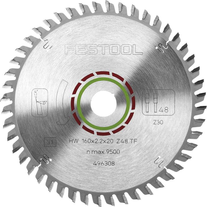Image du produit Festool Lame de scie circulaire HW 160x2,2x20 TF48