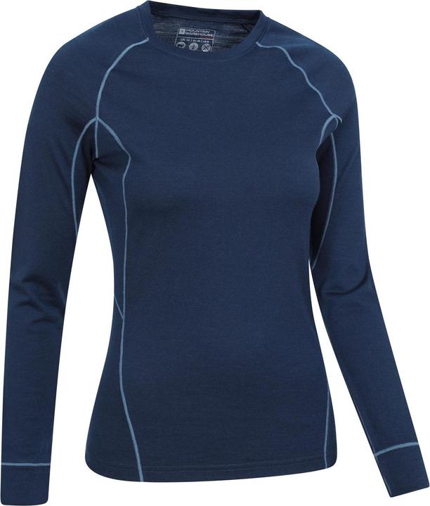 Actual product image Mountain Warehouse Womens/Ladies Asgard Merino Wool Long-Sleeved Thermal Top (44)