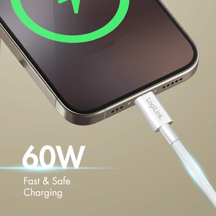 Immagine prodotto LogiLink Prüfen (1 m, USB 2.0, 60 W)