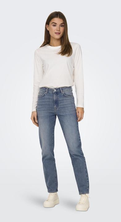 Produktbild Only Gerade geschnitten Hohe Taille Jeans Straight-Fit jeans (W32/L30)