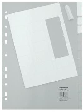 Produktbild Soennecken Ordnerregister Verwendung für Papierformat: DIN A4 Ausführung der Tabe: blanko