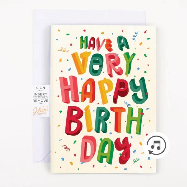 Immagine prodotto Joker Greeting Biglietto musicale infinito Scoregge di compleanno -
