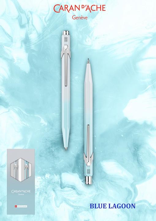 Produktbild Caran d'Ache 849 Set Blue Lagoon Sonderedition (Polarblau, Frostgrau, 2 x)