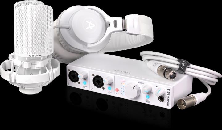 Actual product image Arturia MiniFuse Recording Pack White