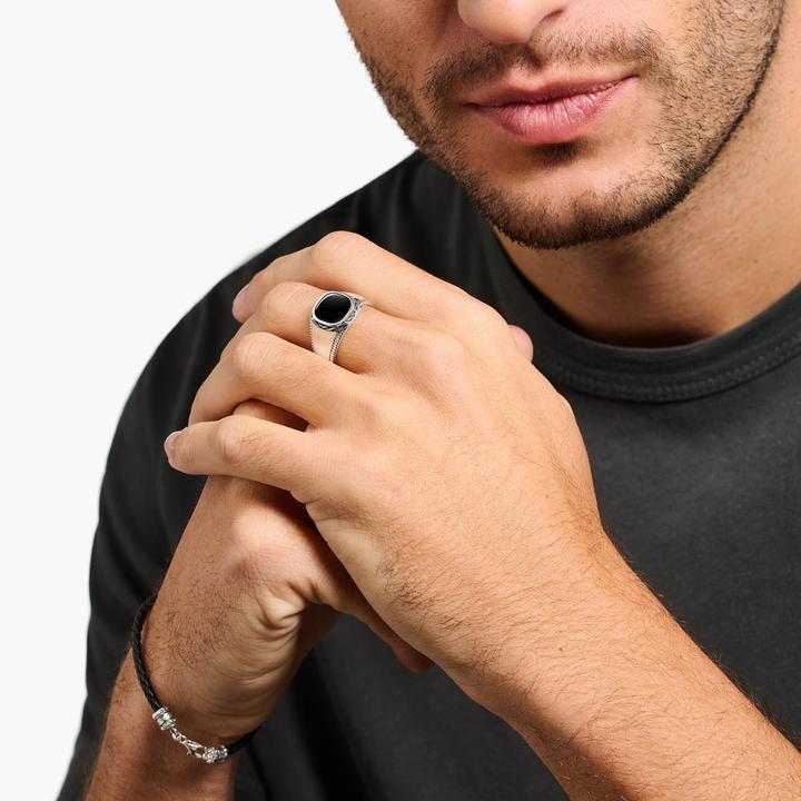 Immagine prodotto Thomas Sabo Anello nero (64, 925 Argento)