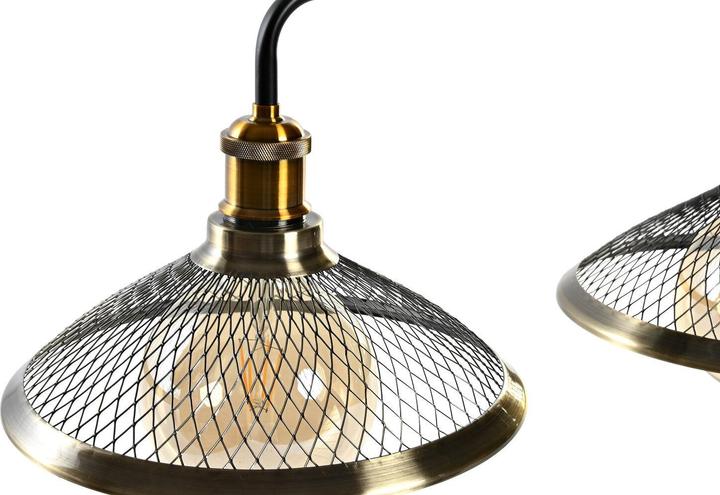 Actual product image DKD Home Decor Ceiling lamp Black Golden 220 V 50 W (100 x 29 x 22 cm) (E27)