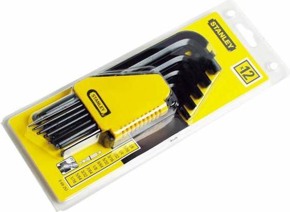 Actual product image Stanley Pin spanner with ball head, set, 11 pcs.