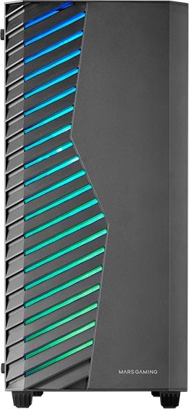 Image du produit Mars Gaming Boitier Moyen Tour Atx Mc-Volt RGB Avec Panneau Vitré (Noir) (Mini-ITX, ATX)