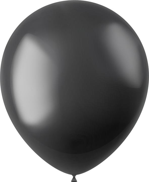 Produktbild Folat Luftballons Radiant Onyx Schwarz Metallic 33cm - 1 (10 x)