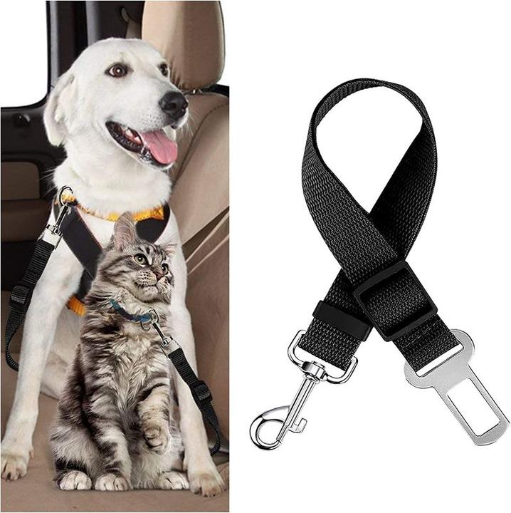Hermex Hunde Auto Anschnallgurt (Hund, Reflektoren)