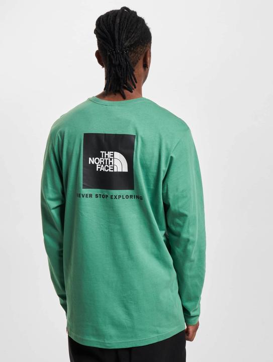 Actual product image North Face L/S Red Box Tee (S)