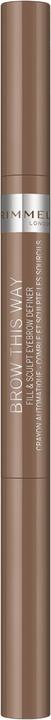 Produktbild Rimmel London Brow This Way Fill & Sculpt (001 Blonde)