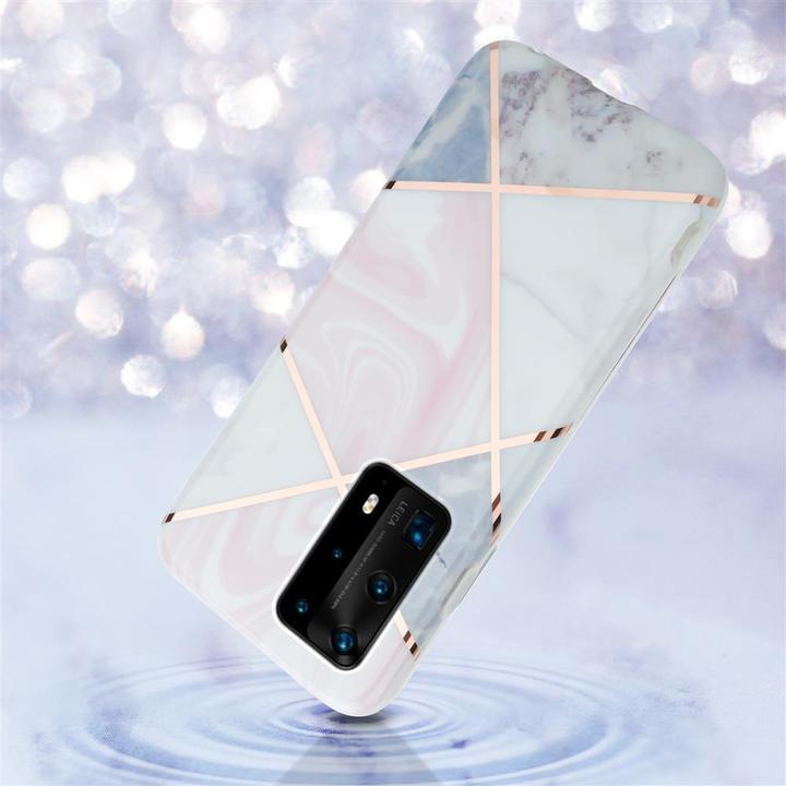 Produktbild Cadorabo IMD TPU Bunter Marmor Cover (Huawei P40)