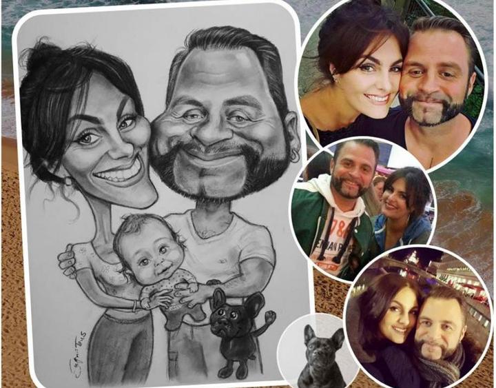 Immagine prodotto Caricature disegnate a mano
