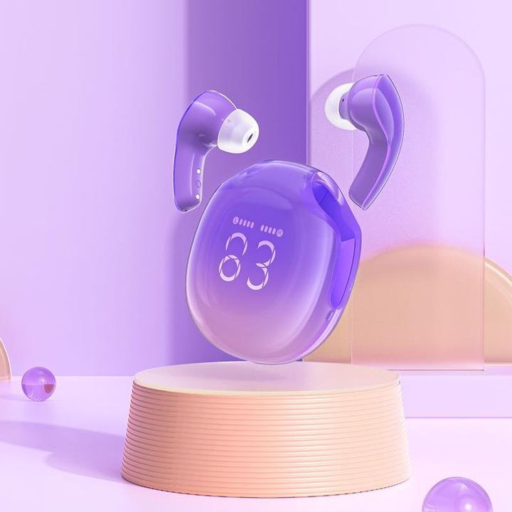 Immagine prodotto Acefast Auricolari TWS T9, Bluetooth 5.3, IPX4 (viola) (ANC, 6.50 h, Senza fili)