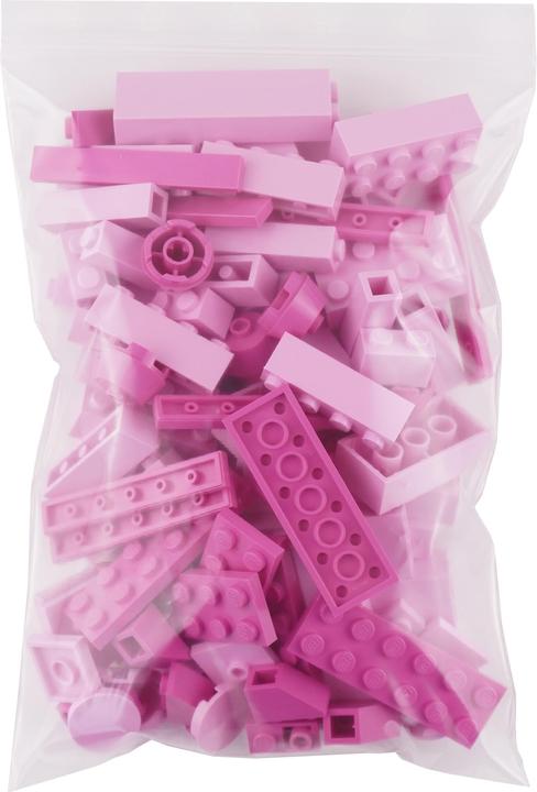 Produktbild LEGO Steine Rosa gemischt - 400 Stück - Pink bricks mix - NEU (LEGO Zubehör)