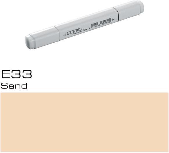 Actual product image Copic Graphic marker Classic type E - 33 (E33 - Sand, 1 x)