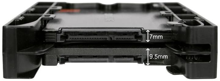 Actual product image Icy Dock SSD frame 2x2.5" in 3.5" bay
