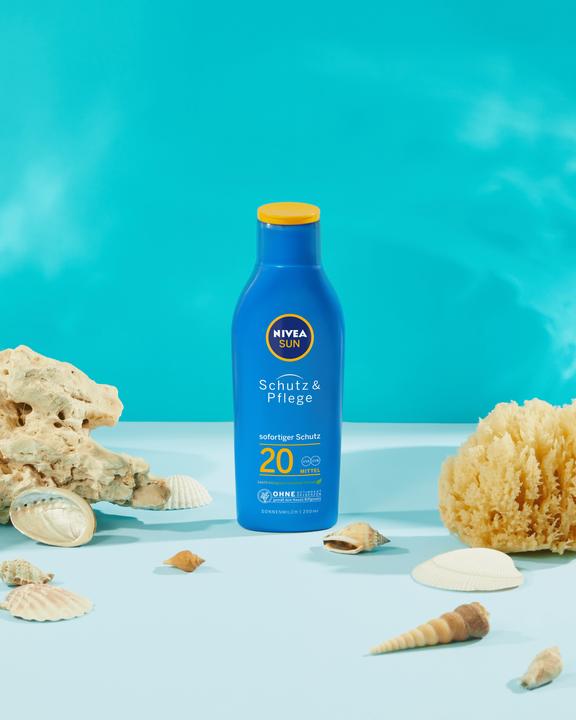 Actual product image NIVEA 85605 Sunscreen/After-Sun Product Sun Milk Adult (Suntan lotion, SPF 20, 250 ml)