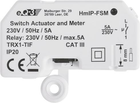 Produktbild ELV Homematic IP Unterputz-Schalt-Mess-Aktor,Bausatz (Schaltaktor)