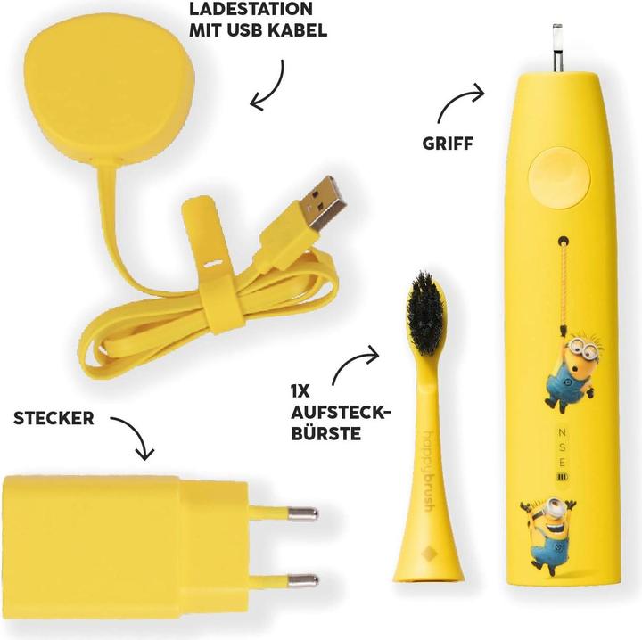 Immagine prodotto happybrush Spazzolino sonico Minion ECO V3 (Spazzolino sonico)