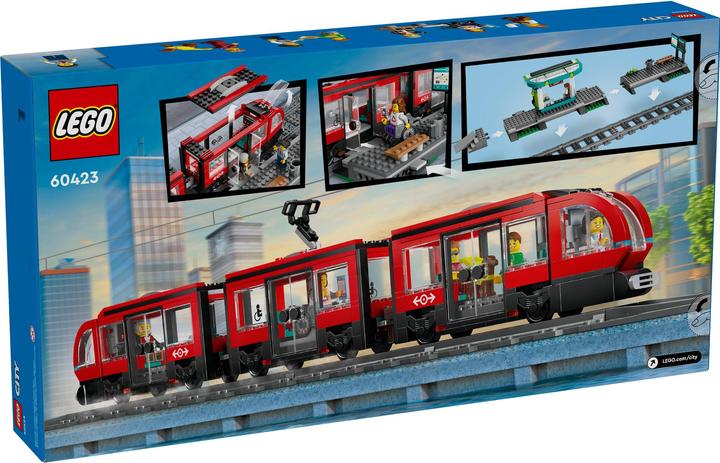 Produktbild LEGO City End-Of-Live Set Strassenbahn mit Haltestelle - 60423 NEU! Teile 811x (60423)