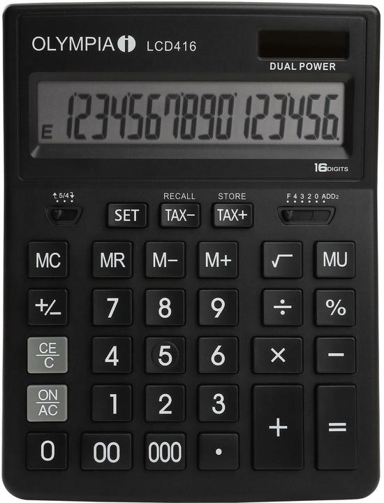 Actual product image Genie Desktop calculator LCD-416 (Batteries, Solar cells)