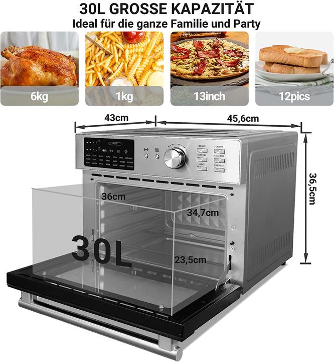 Immagine prodotto Oimis Friggitrice ad aria calda Forno