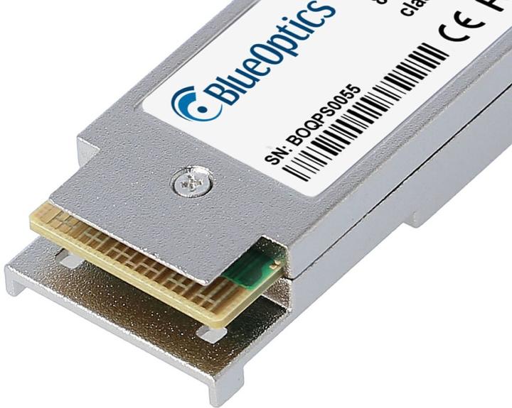 Actual product image CBO IBM 00D6222 compatible BlueOptics QSFP BO25K13610D