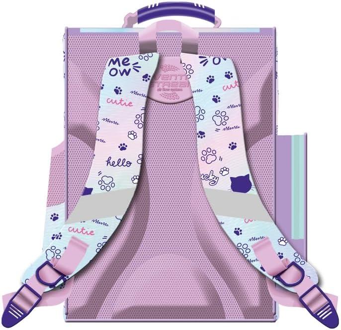 Produktbild Goldkids 4-teiliges Schulranzen-Set Katze Motiv