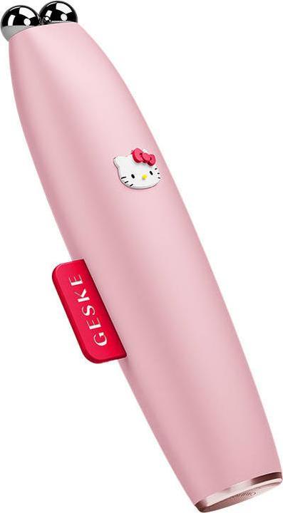 Actual product image Konjac Sponge Urządzenie do mikroprądowego liftingu twarzy 6w1 Geske z Aplikacją (Hello Kitty różowy)