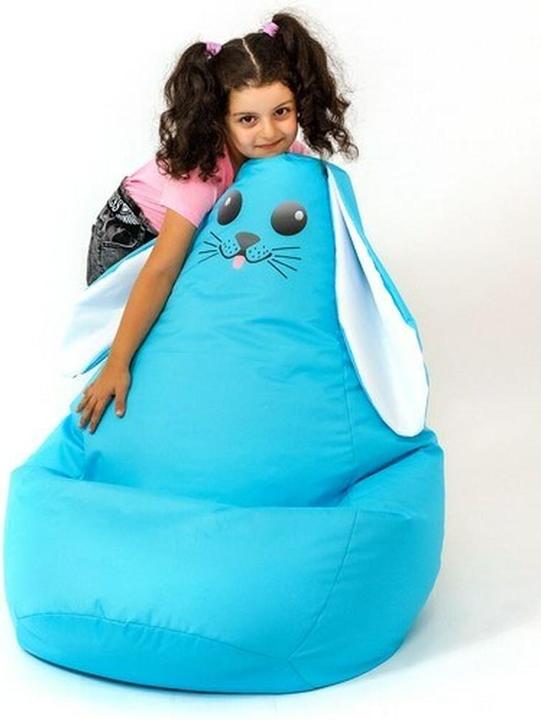 Actual product image Go Gift Sako bag stool rabbit blue XL 130 x 90 cm