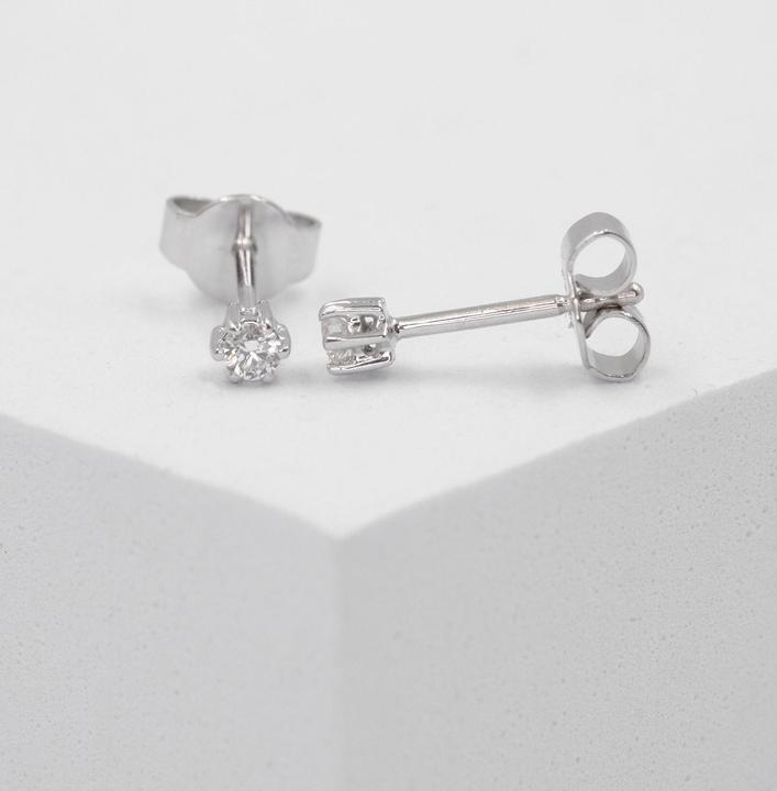 Image du produit Muau Boucles d'oreilles (Or blanc 750)